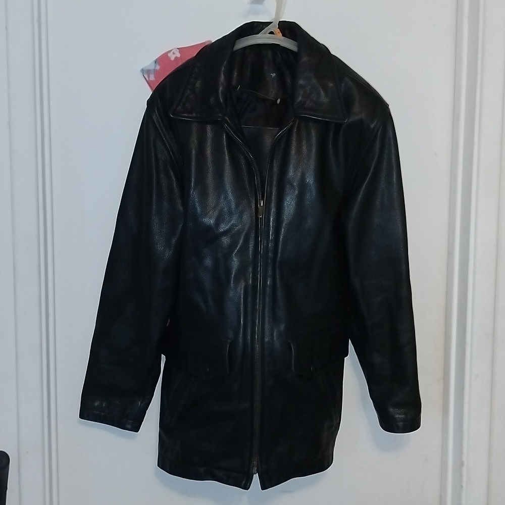 Coach Ladies Black Leather Jacket. Sz M